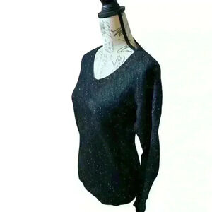 SUBTLE LUXURY Speckled Cashmere Blend Sweater